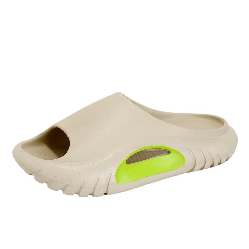 new sandals, men's shoes soft thick sole, straight drag, summer outdoor trendy designer sandals