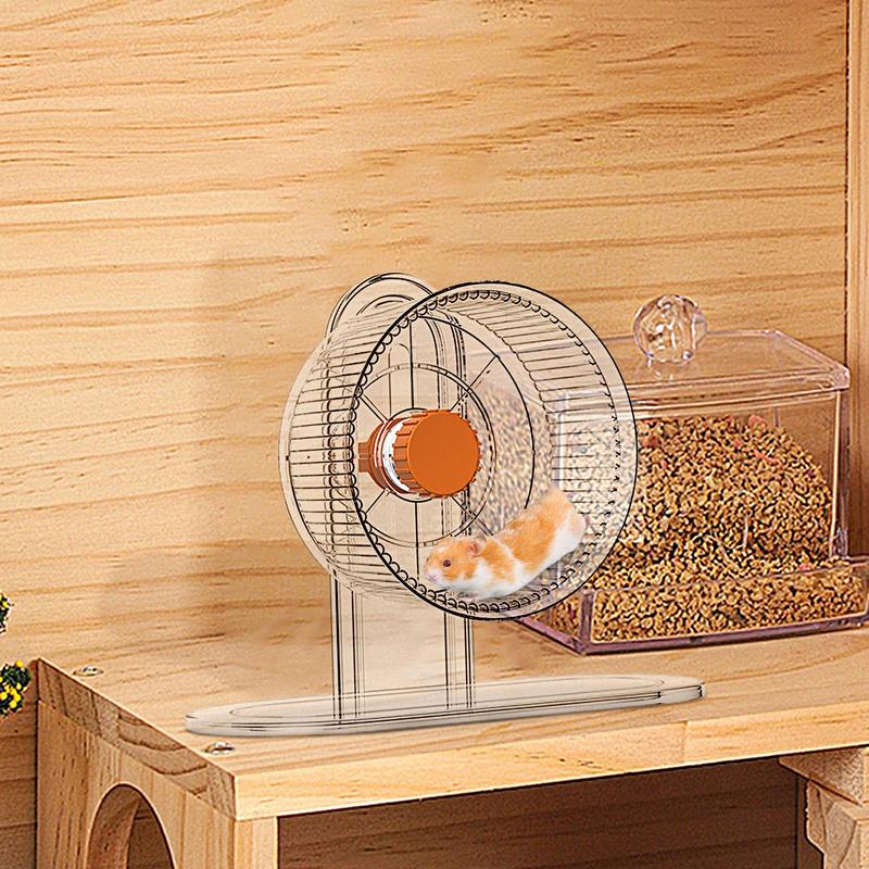 Silent Hamster Wheel Hamster Spinner Chinchilla Wheel Height Adjustable Small Animals Running Wheels Cage Accessories For