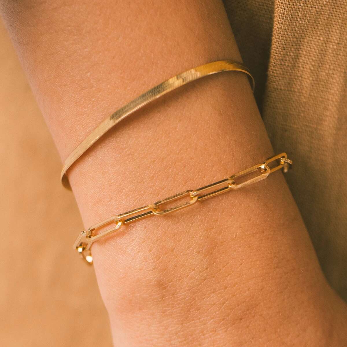 SUNIBI Classic Snake Bracelets for Women Trend Fashion Stainless Steel Cuban Chain Bracelet Trendy Woman Gifts Jewelry