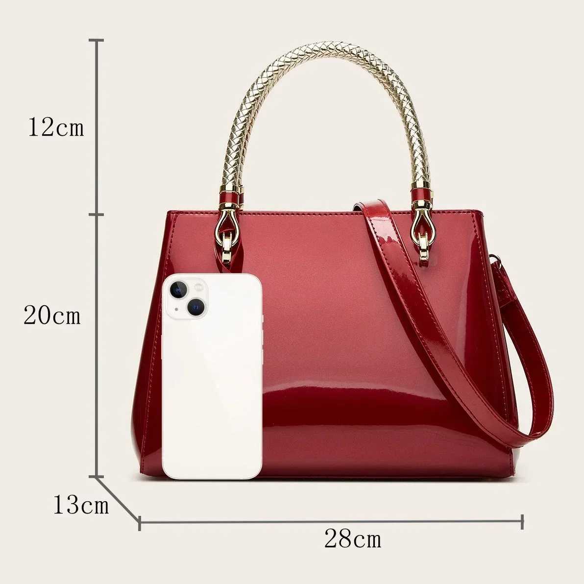 Faux Leather Hand Bag Ladies 2025 New Luxury Designer Handbags Fashion 2024 Blue Black Rose Red Pink Beige Handbags For Women Z250303