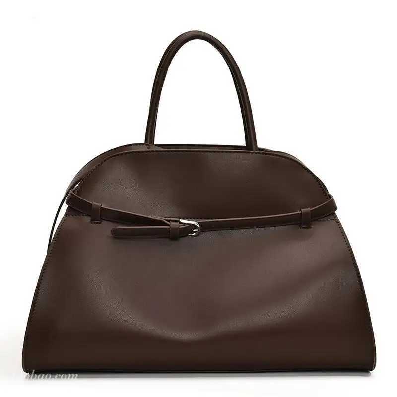Luxury Designer Lock PU Leather Womens Handbag Retro Crossbody Bag Saddle Tote Y250303