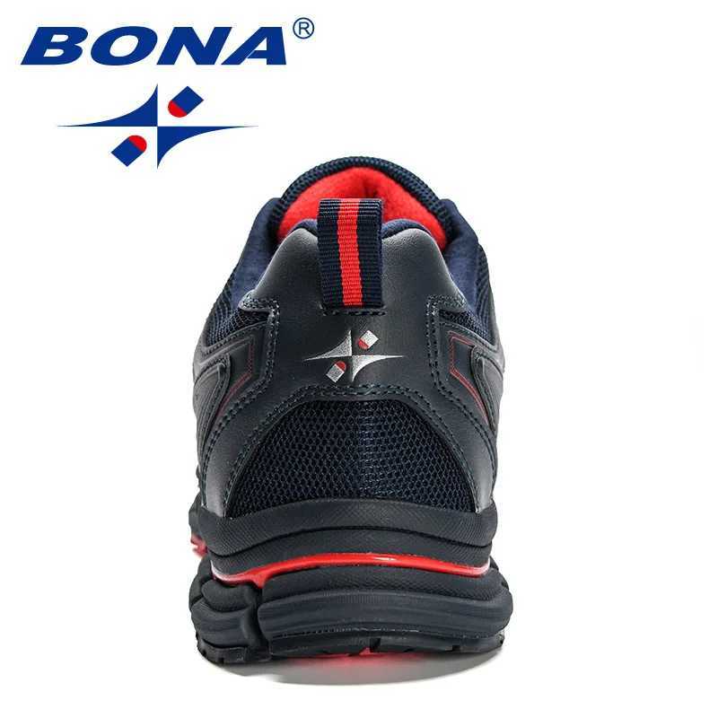 BONA 2023 New Men Casual Sneakers High Quality Light Breathable Sport Designers Athletic Shoe Man Footwear Popular Running Shoes Z250225