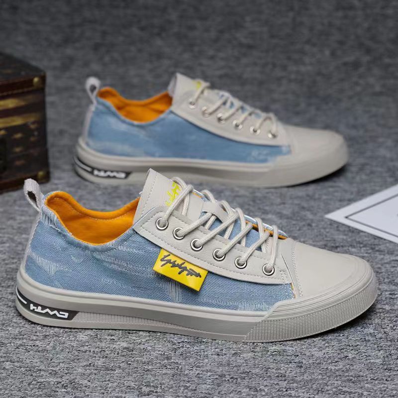 Designer Shoes 2024 Spring/summer New Korean Version Trendy Niche Versatile Flat Student Sports Shoes Fashionable Men's Casual Canvas Shoes Men&#