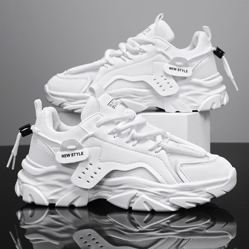 Summer New Breathable Mesh White Shoes 2025 Designer Men s Shoes Fashion Multi Functional Thick Soled Outdoor Sports And Leisure Shoes