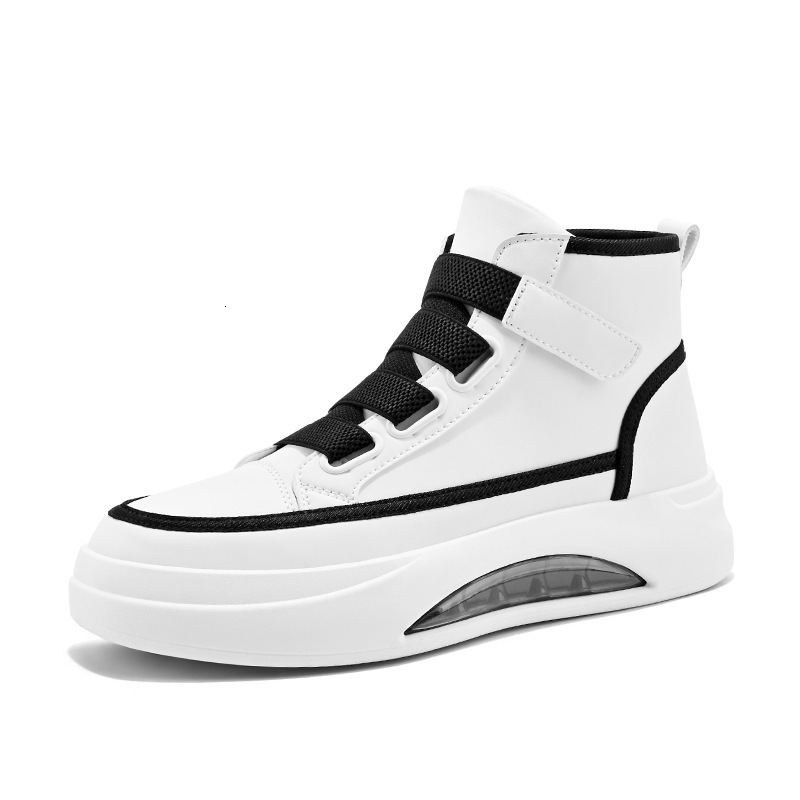 Thick Soled Men's Shoes 2024 Autumn New Designer Shoe Board With Increased Air Cushion Inside Youthful And Breathable Casual High Top Shoes For M