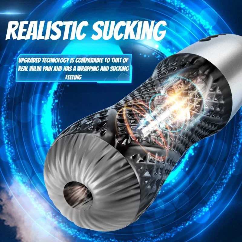 Masturbator Cup Sex Toys for Men Sexmachining Pocket Masturbator Vacuum Sucking Masturbator Tongue Oral Pussy Masturbator M250304