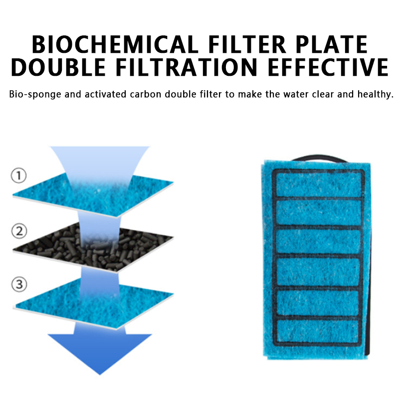 Low Water Level Fish Tank Filter Multiple in One Turtle Hanging Built-in Waterfall Filter Plastic Cleaning Water Pump Strong