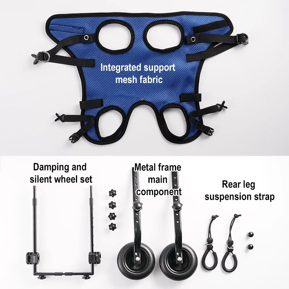Rehabilitation Aid for Pet Walk Booster, Patient Dog and Cat, Patients with Legs Bracket, Walking Aid, Adjustable Pet