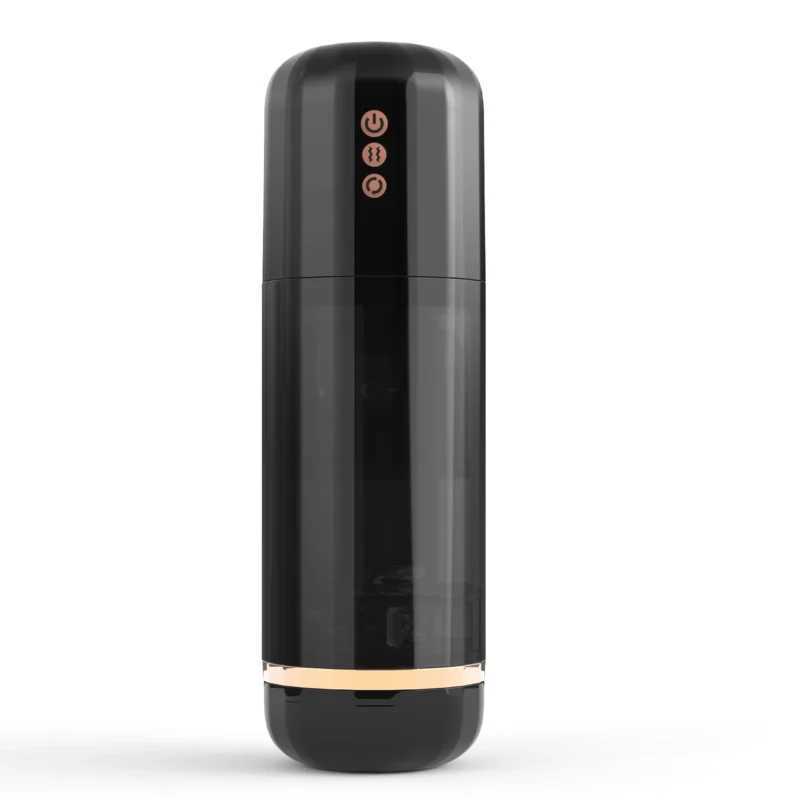 New Arrival Automatic Male Masturbators Cup Thrusting Rotating Vibration Hands Free Pocket Stroker 3D Realistic Sleeve Adult Sex Toys Z250304