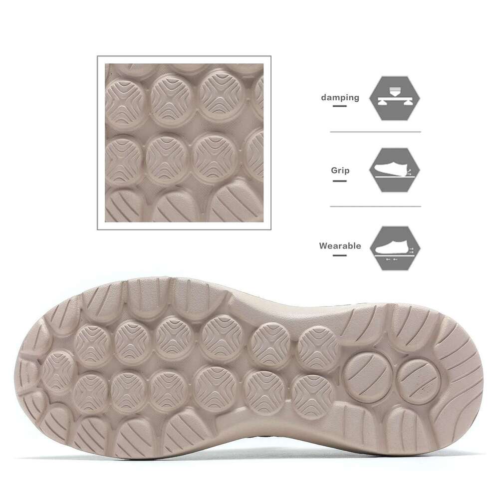 Mens Walking Lightweight Breathe Casual Mesh Running Shoes Slip On Fashion Tennis Sneakers Comfort Gym Workout Trainers