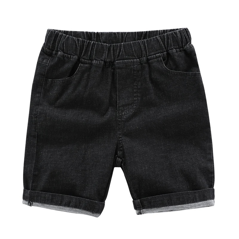 DE PEACH Summer Baby Boys Jeans Shorts Children Cotton Denim Toddler Kids Girls Casual Cowboy Short Pants 250303