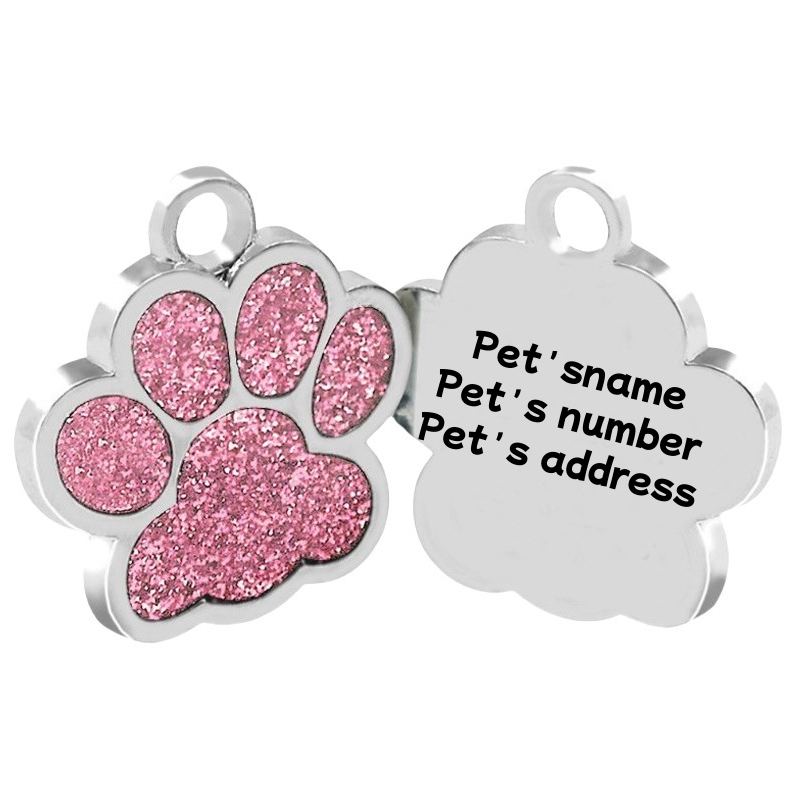 Free Engraved Pet Dog Tag Anti-Lost Dog Cat Address Tags Personalized Puppy Kitten Id Name Collar Tags Pendant Pet Accessories