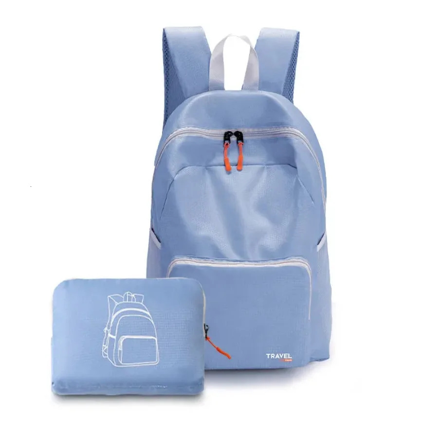Ship from US Wholesale folding backpacks customized school multifunctional leisure and sports 250304FBB