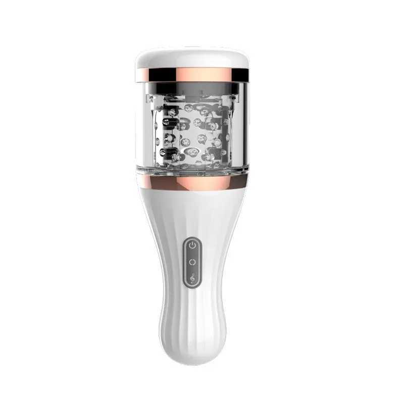 New Arrival Automatic male masturbation oral vibrator Motor oral sex masturbation cup vacuum suck masturbation sex toy male sex shop 18+ Z250304