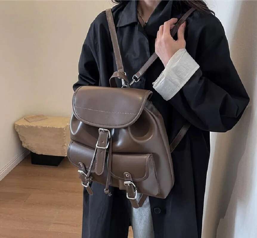 High Quality Leather Classical Designer Backpacks Women Large Capacity Travel Shoulder Bags College School Bag Totes Backpack
