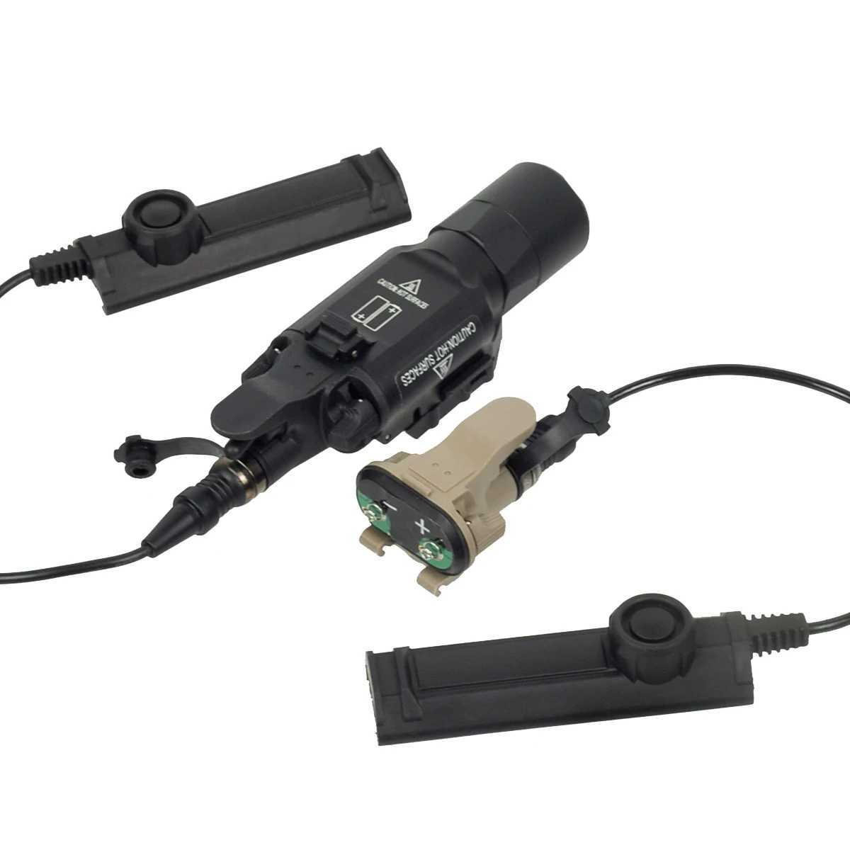 Tactical X300U X300 Ultra X300V Metal Pistol Scout Light Airsoft XH35 Weapon Gun Light Strobe Flashlight Lanterna TorchXJ250303