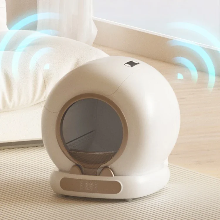 New design Automatic Self Cleaning Cat litter box For Multiple Cat with app control With 65L space