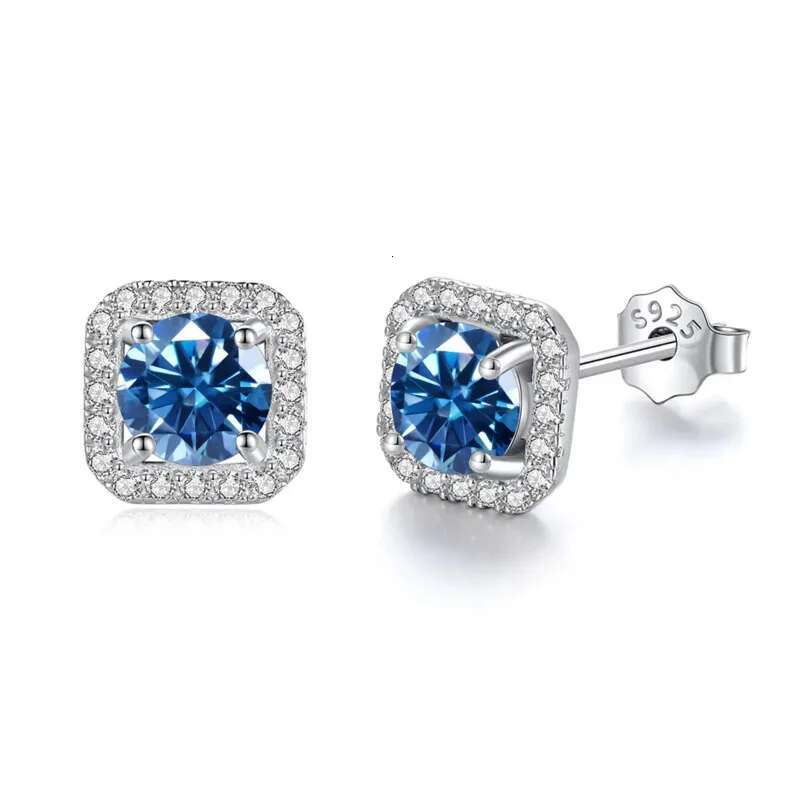 JoyceJelly 8H8A Cut D Color VVS Moissanite Dia Stud Earrings Sterg Sier Jewelry For Women Wholesale Price