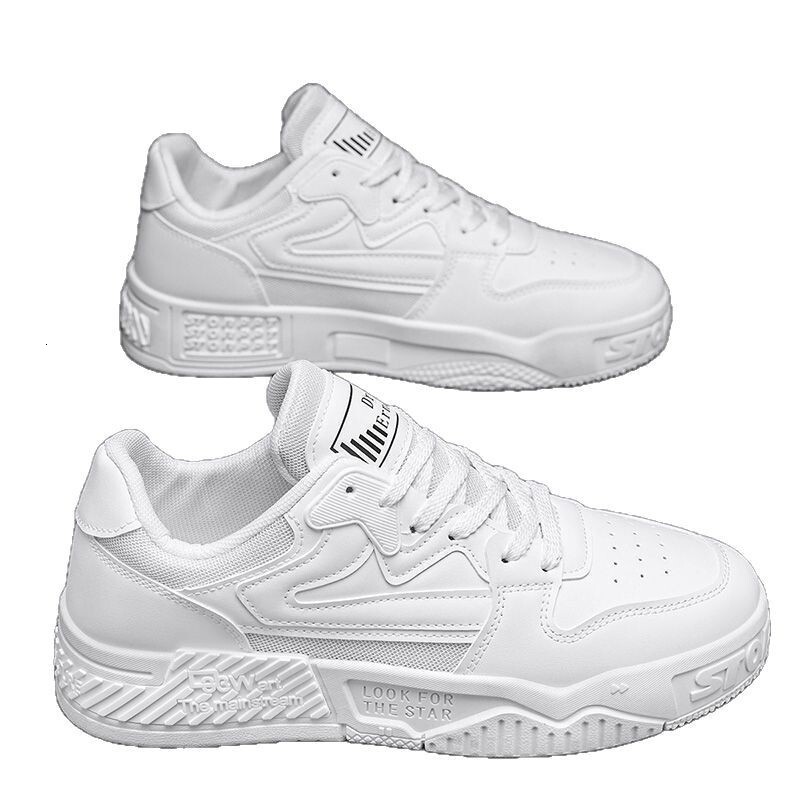 Men's Spring New High Quality Thick Soled Tall Black And White Panda Sports And Leisure Shoes Suitable For Men And Teenagers Fashion Designer Boa