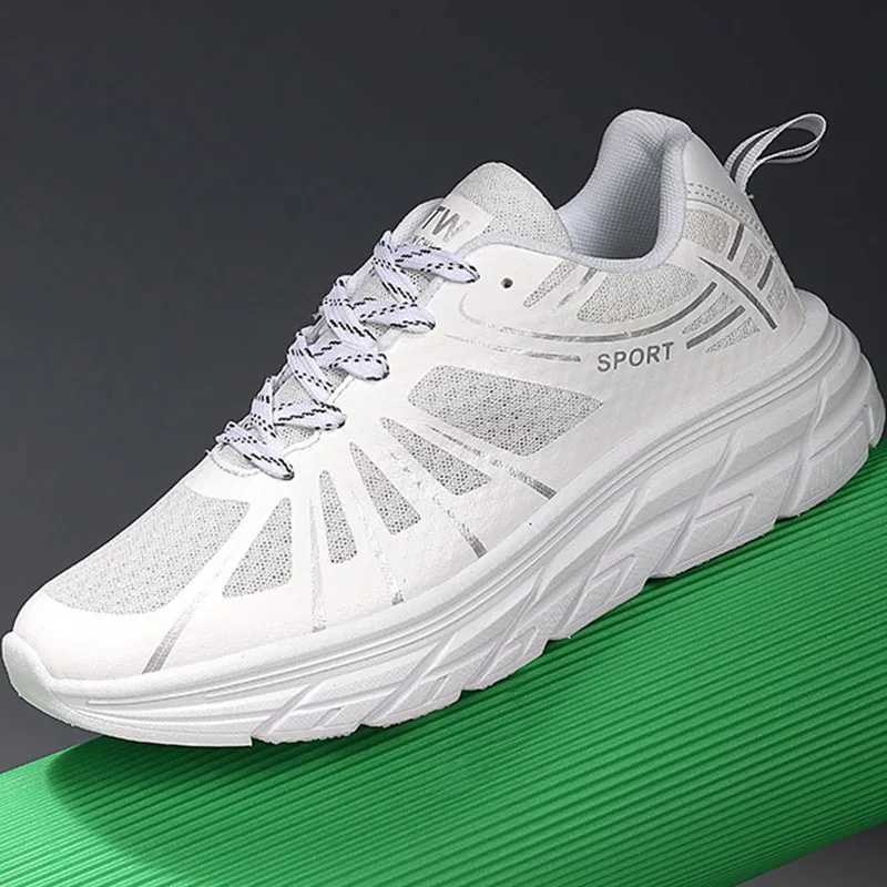 Running Shoes Men Mesh Flat Lightweight Outdoor Sports Casual Walking Shoes Lace-up Cfortable Sneakers for Men Z250304