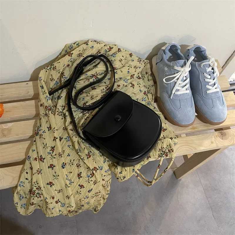 Xiuya Red Fashion Shoulder Bags for Women Vintage Solid Color Small Aesthetic Crossbody Bag All-match Simple New Female Handbag Z250303