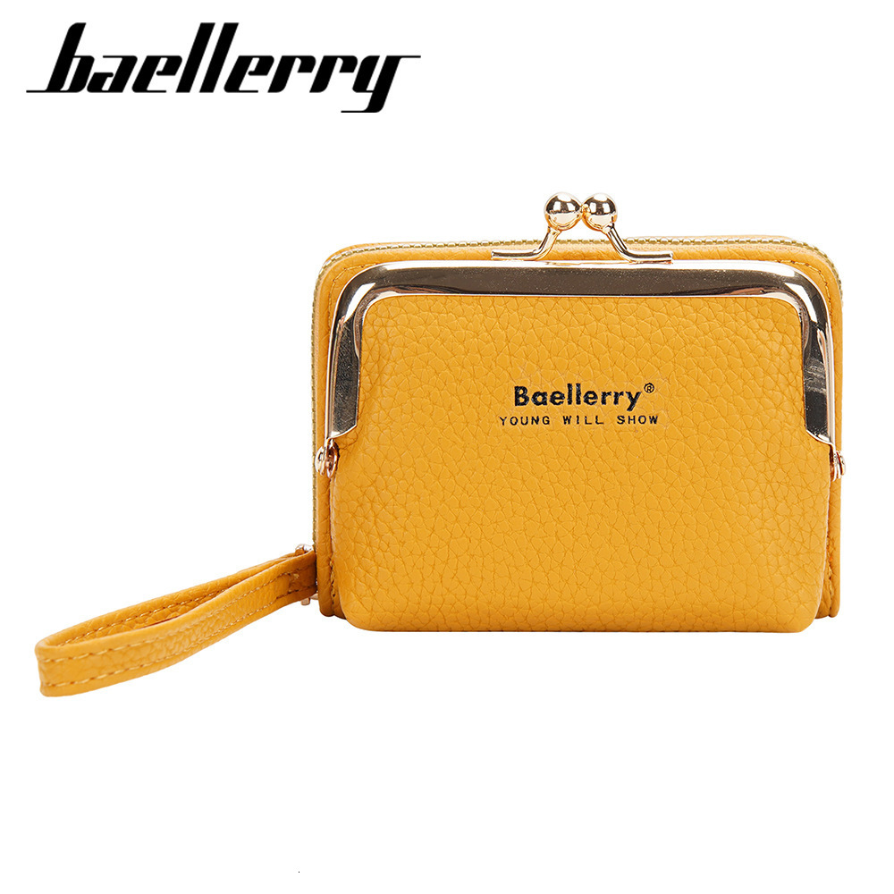 Baellerrys womens coin purse Korean version lychee pattern zipper accordion card bag mini mouth bag 250304