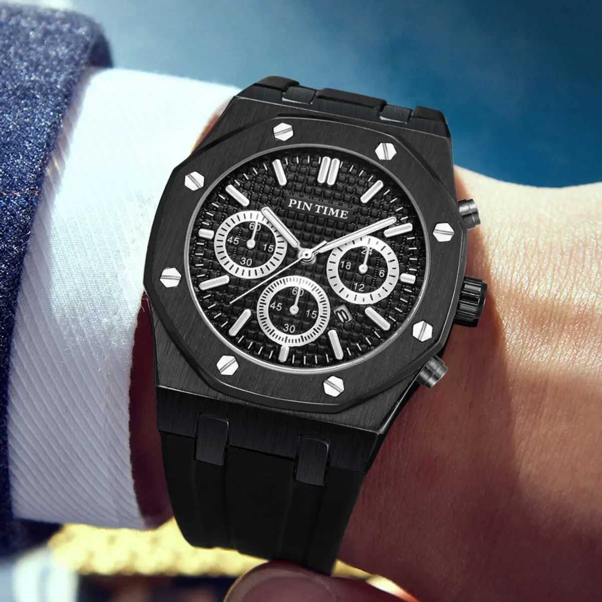 Mens Top Brand Classic Busin New Quartz Wrist Fashion Luxury Mens es Waterproof Designer Luxury Sport ClockXJ250304