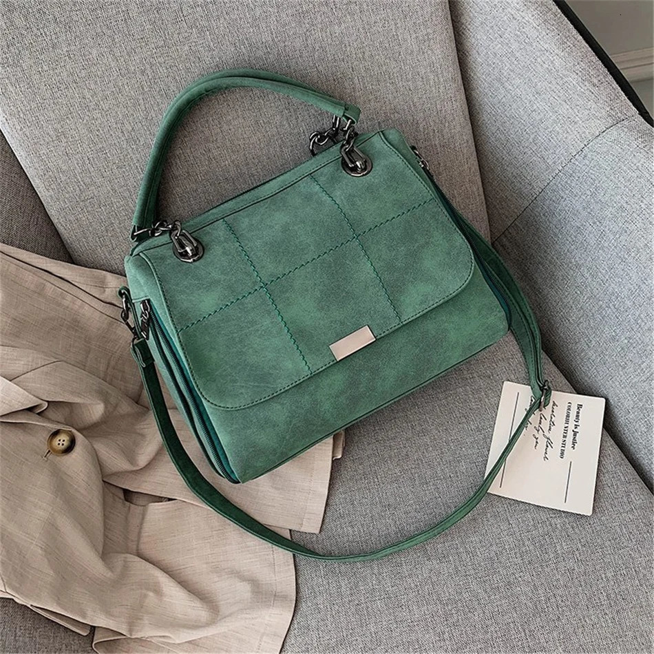 Matte Ladies Handbag Scrub Womens Shoulder Crossbody Bag Female Boston Hand PU Leather Casual Tote y Travel Handbags 250303