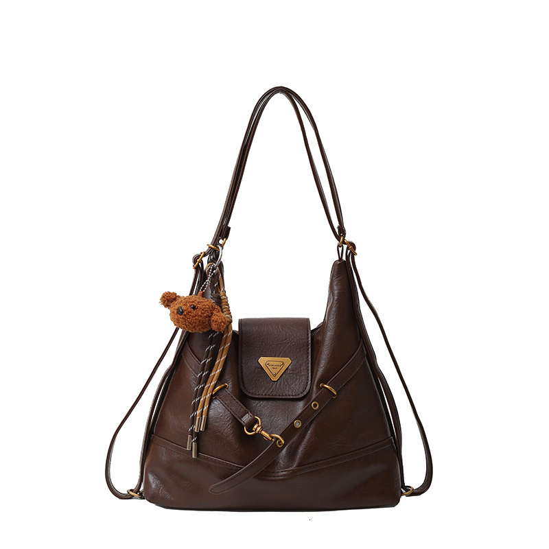 Multi Functional Designer Large Capacity Handbag Shoulder Bag Slanted Back Multi Back French Women's Bag