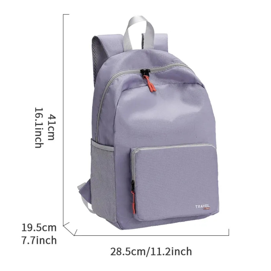 Ship from US Wholesale folding backpacks customized school multifunctional leisure and sports 250304FBB
