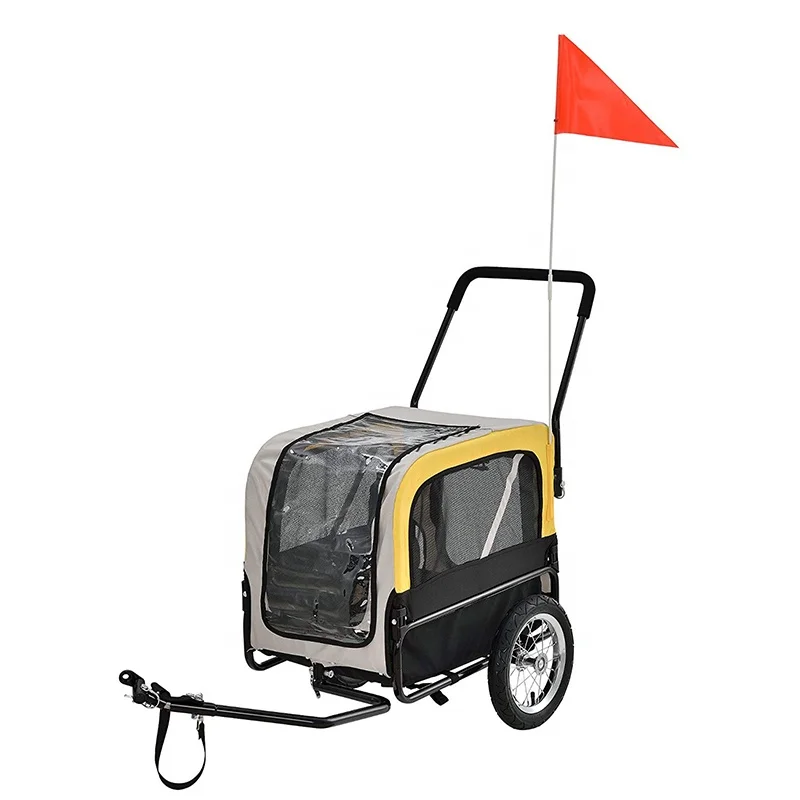 New Design Fashion Dog Bicycle Bike Trailer Pet Trailer With Waterproof (PT003)
