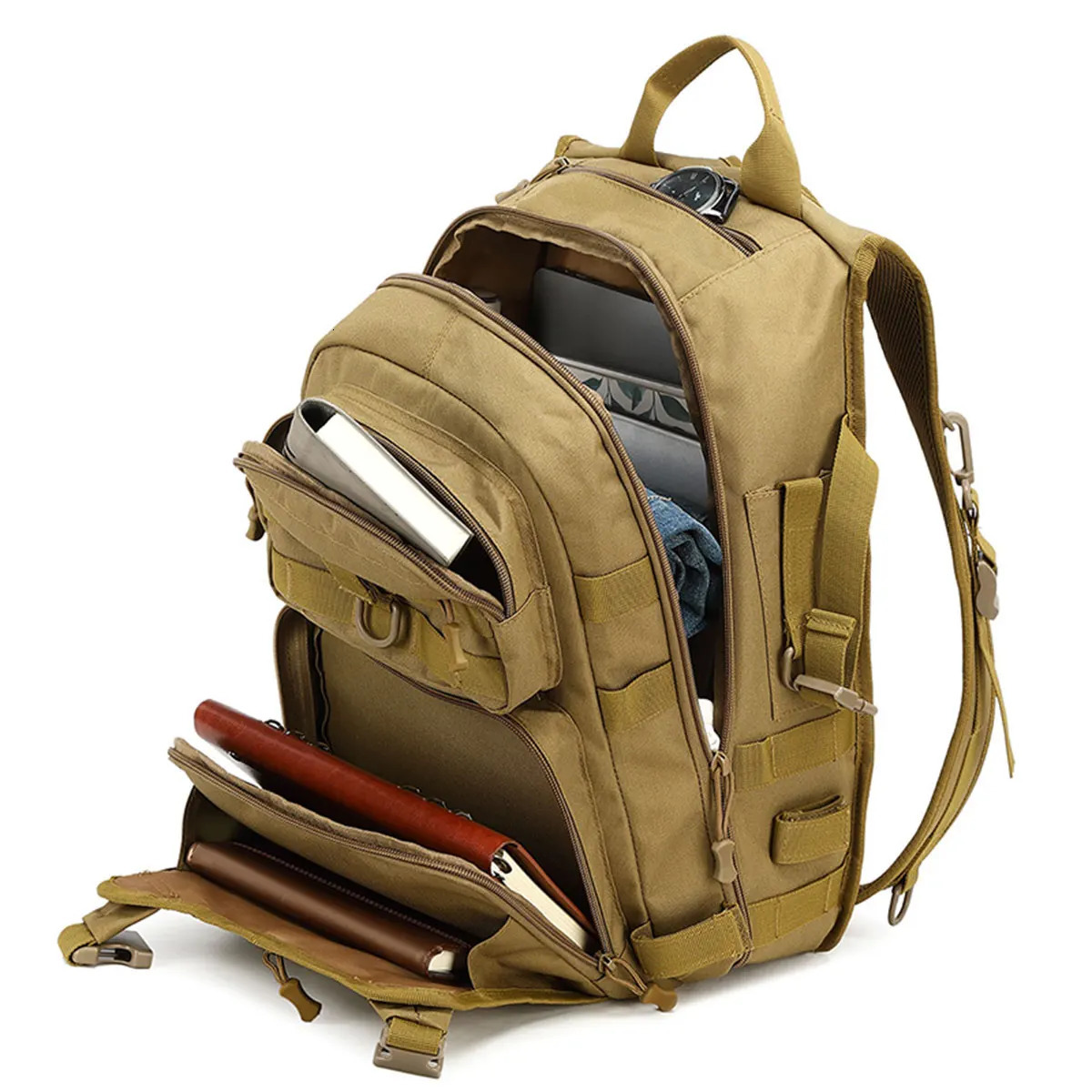 Ship from US Large capacity outdoor travel bag mens professional sports hiking backpack 250304FBB