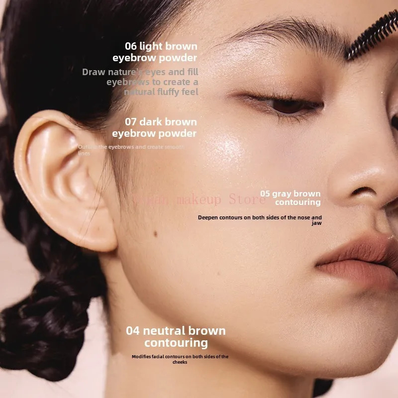 Girlcult Face PaletteVelvety-Smooth Highlighter Contour Palette Long-lasting Shimmer Pressed Powder Iluminador 250227