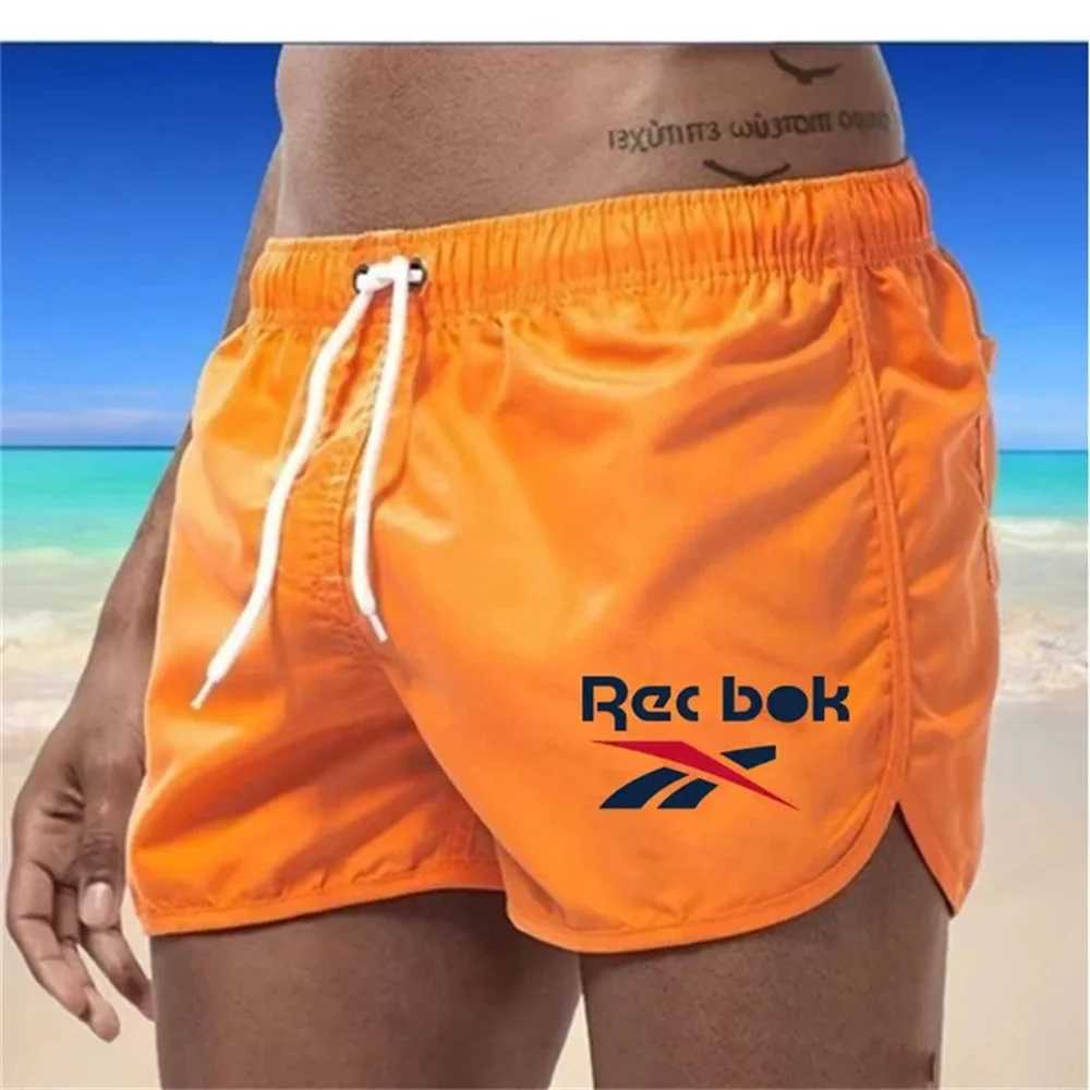 Summer fashion casual breathable quick drying ultra-thin best-selling beach shorts Mens swimming shorts + mens sports gym sporT250304