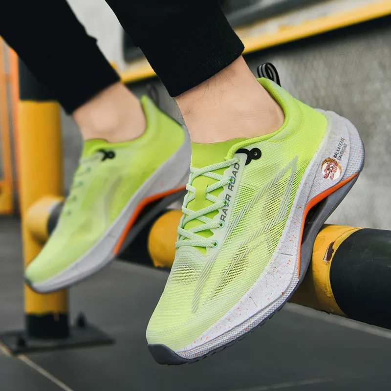 New Running Shoes Marathon Racing Carbon Plate Mens Sports Shoes Non-slip Cushioning Tennis Cross Training Shoes Trail Sneakers Z250304