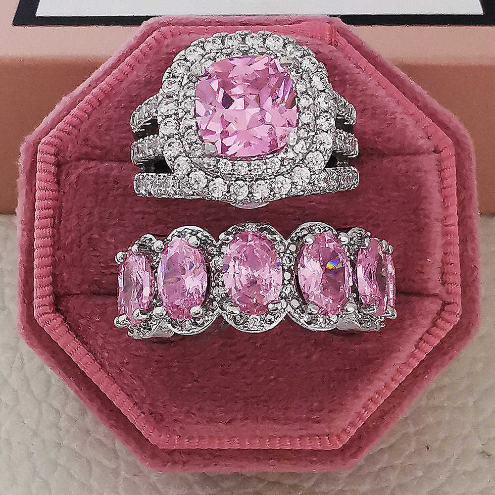 Couple Rings Cai Bao Su Trap Ring Wedding Ring Female Combination Ring High Grade Emerald H25303