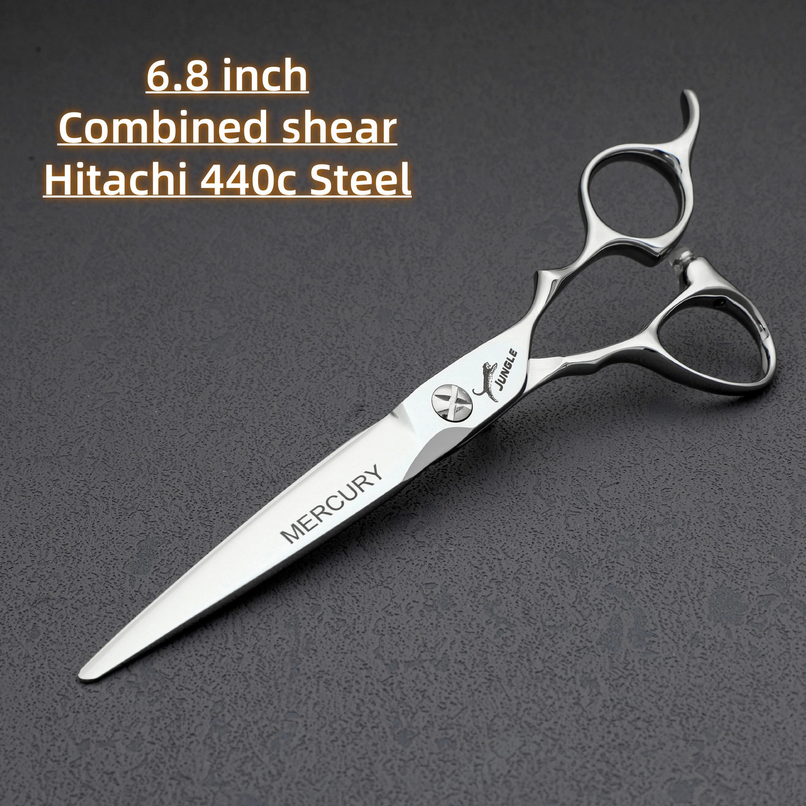 JUGU Professional hairdressing scissors Japan 440C steel Barber scissors Set of 6.0-6.5-6.8 inch High quality barber accessories 250304