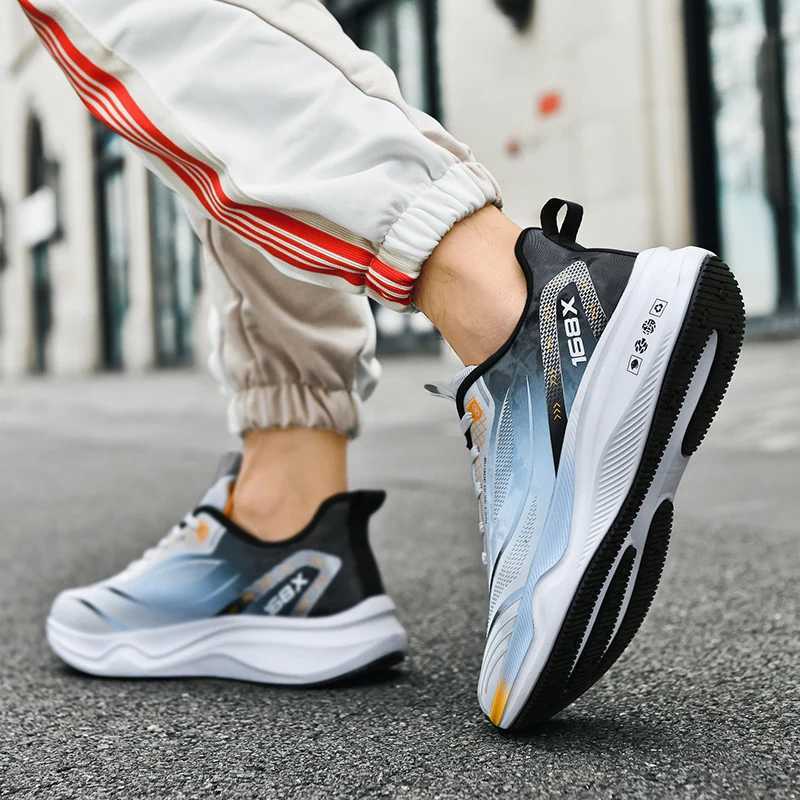 Winter Leather Running Shoes for Men Outdoor Waterproof Sports Jogging Shoes Lightweight Comfy Walking Shoes Male Footwear 39-50C250304