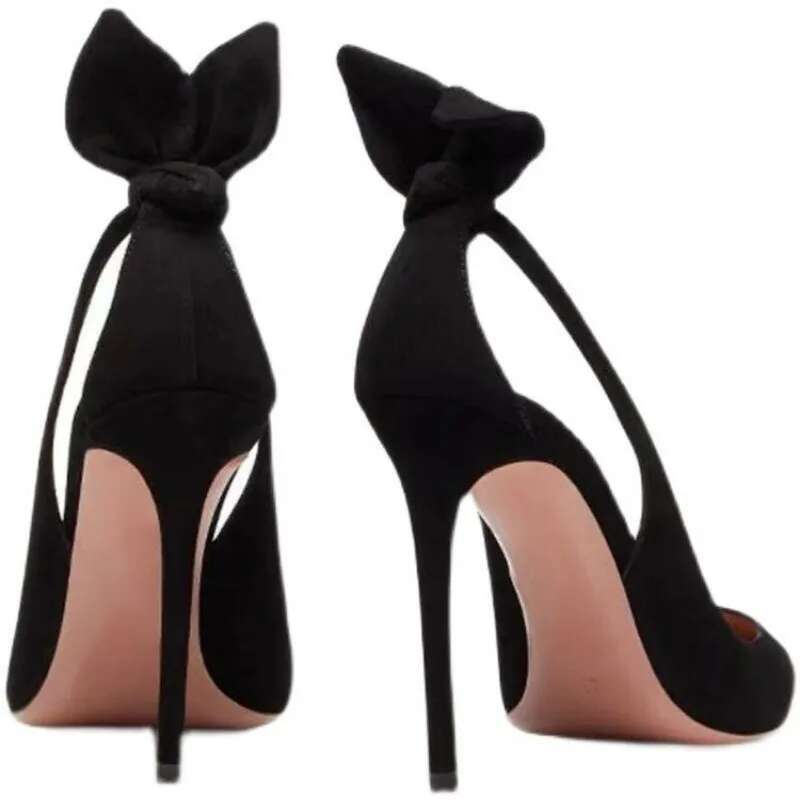 High Heel Shoes New Cross Strap Roman Suede High Heels Women S Shoes Buckle Fine Heel Pointed Sandals Atos De Mujer