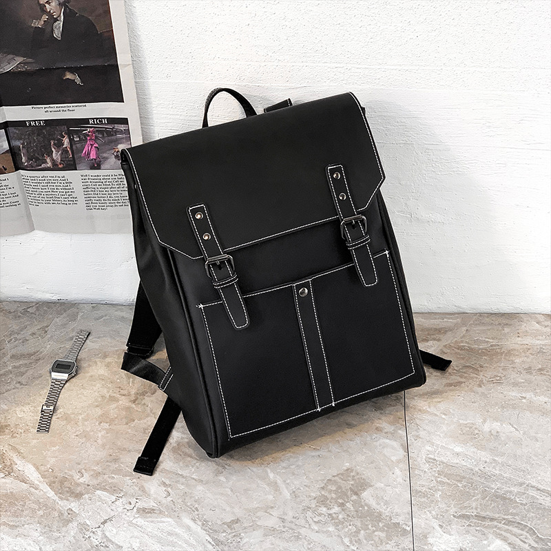 Designer Designer Trendy High-Capacity Street Korean Version Computer School Bag, Trendy Casual Backpack, Fashionable Men's Bag