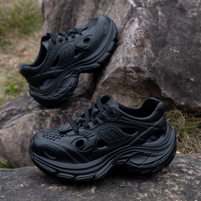 slippers summer sports shoes, fashionable versatile, casual and breathable, outdoor hollow breathable women's shoes designer sandals