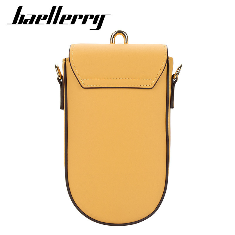 Ladies Wallet Baeellerry Korean Edition Multi Card Handbag Fashion Solid Color Single Shoulder Diagonal Cross Phone Bag 250304