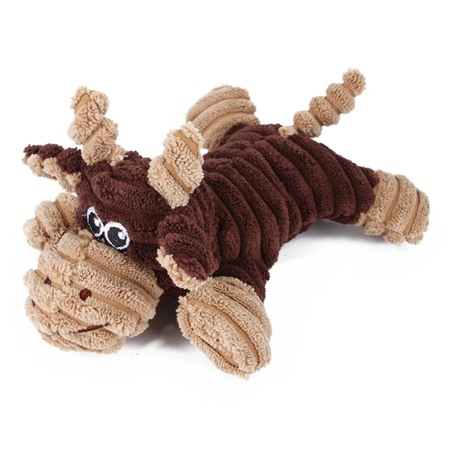 1pcs pet supplies for relieving boredom and stress, small and medium-sized dog plush chew sound toys cartoon animals