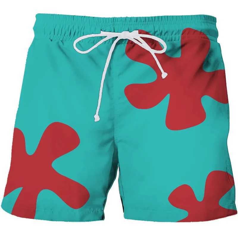 Summer Harajuku 3D Tropic Cocoanut Trees Printing Beach Shorts Flowers Graphic Shorts Men Fashion Streetwear Short Pants ClothesT250304