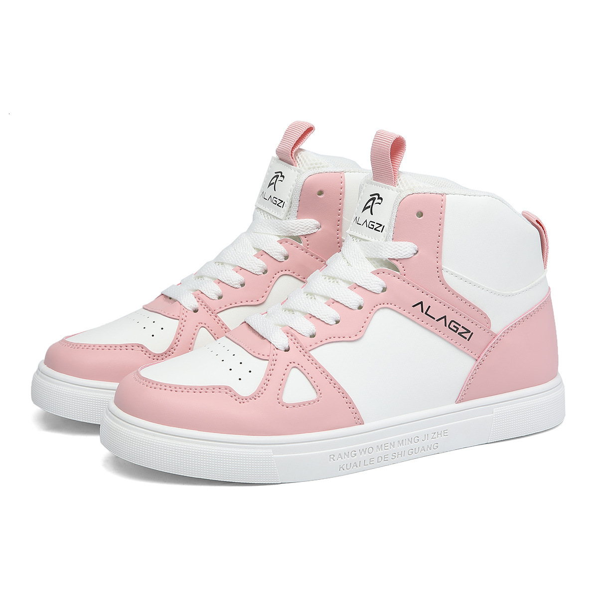 2025 New Designer Shoes Men's And Women's Board Spring And Autumn High Help Student Fashion Versatile Casual Sports Shoes White Women's