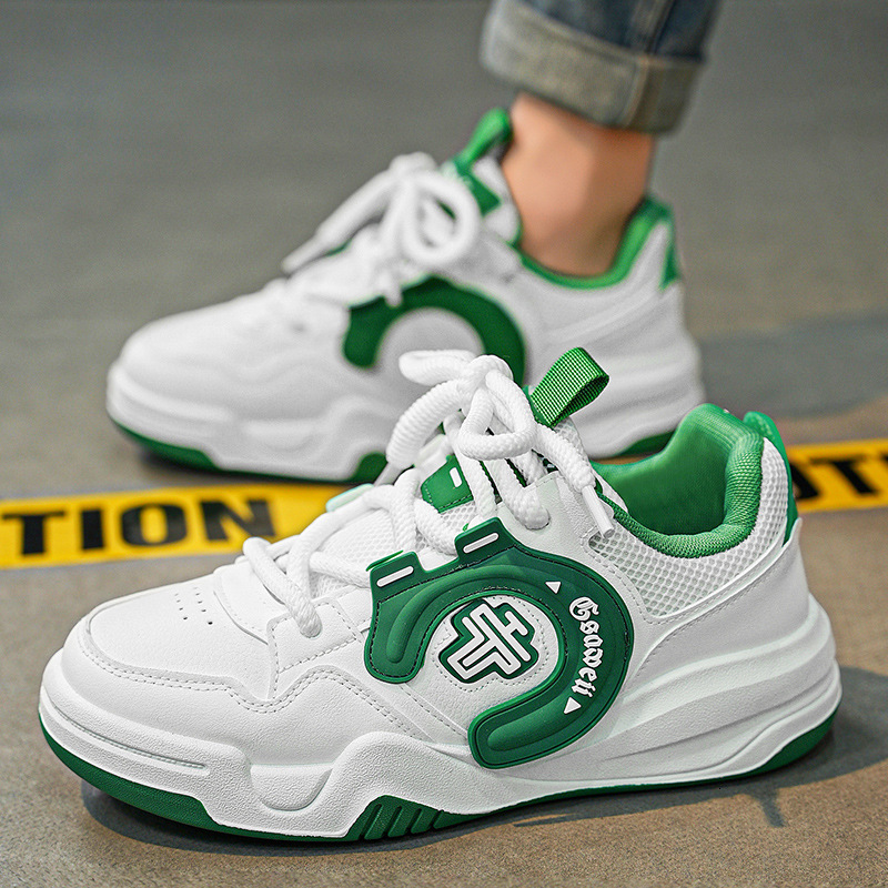 2025 New Light Luxury Niche Design Bread Shoes Men's Board Shoes Casual Chinese Fashion Skateboard Shoes Men's Outdoor Breathable Sports Men