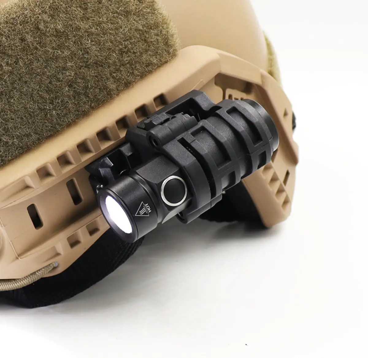 3pcs/set Anti-seismic Strong Light Flashlight Outdoor Cam Tactical Hunting Flashlight Fit on helmet (Battery Not Included)XJ250303