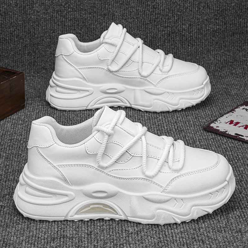 2025 Spring summer Famous Designer s New Breathable White Shoes Original Men s Sports Fashion Versatile Thick Bottom Multi Functional Outdoor Leisure 