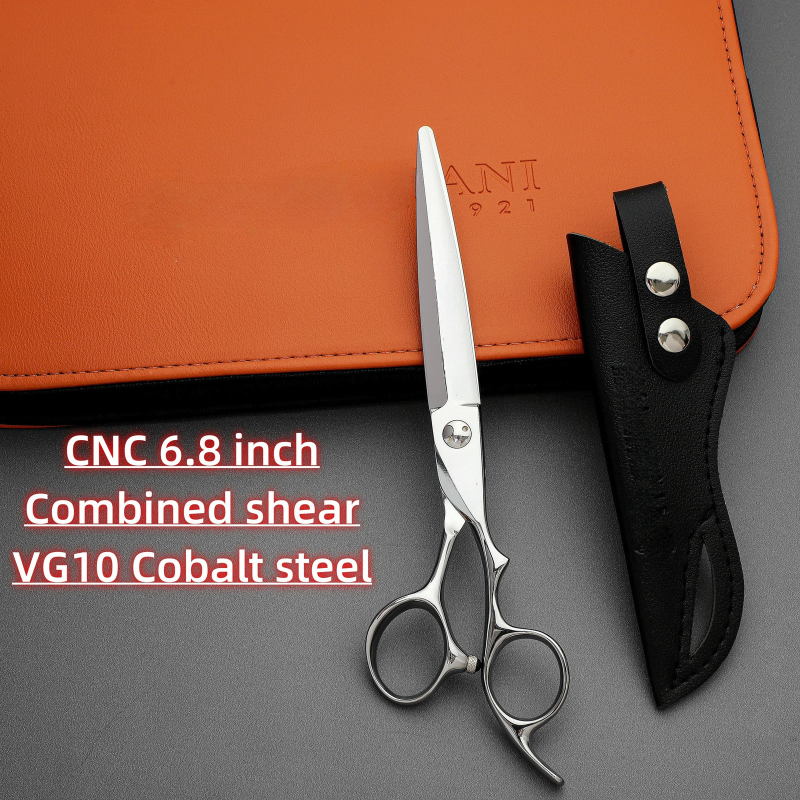 Top-level CNC technology scissorsProfessional barber accessoriesVG10 Cobalt steel Barber scissors6.0 to 7.0 inches Hair tools 250304