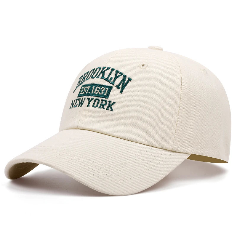 BROOKLYN 1631 Letter Embroidered Baseball Cap Adult Adjustable Fashion Hip Hop Sports Leisure Caps Trucker Sunshade Cowboy Hat 250228
